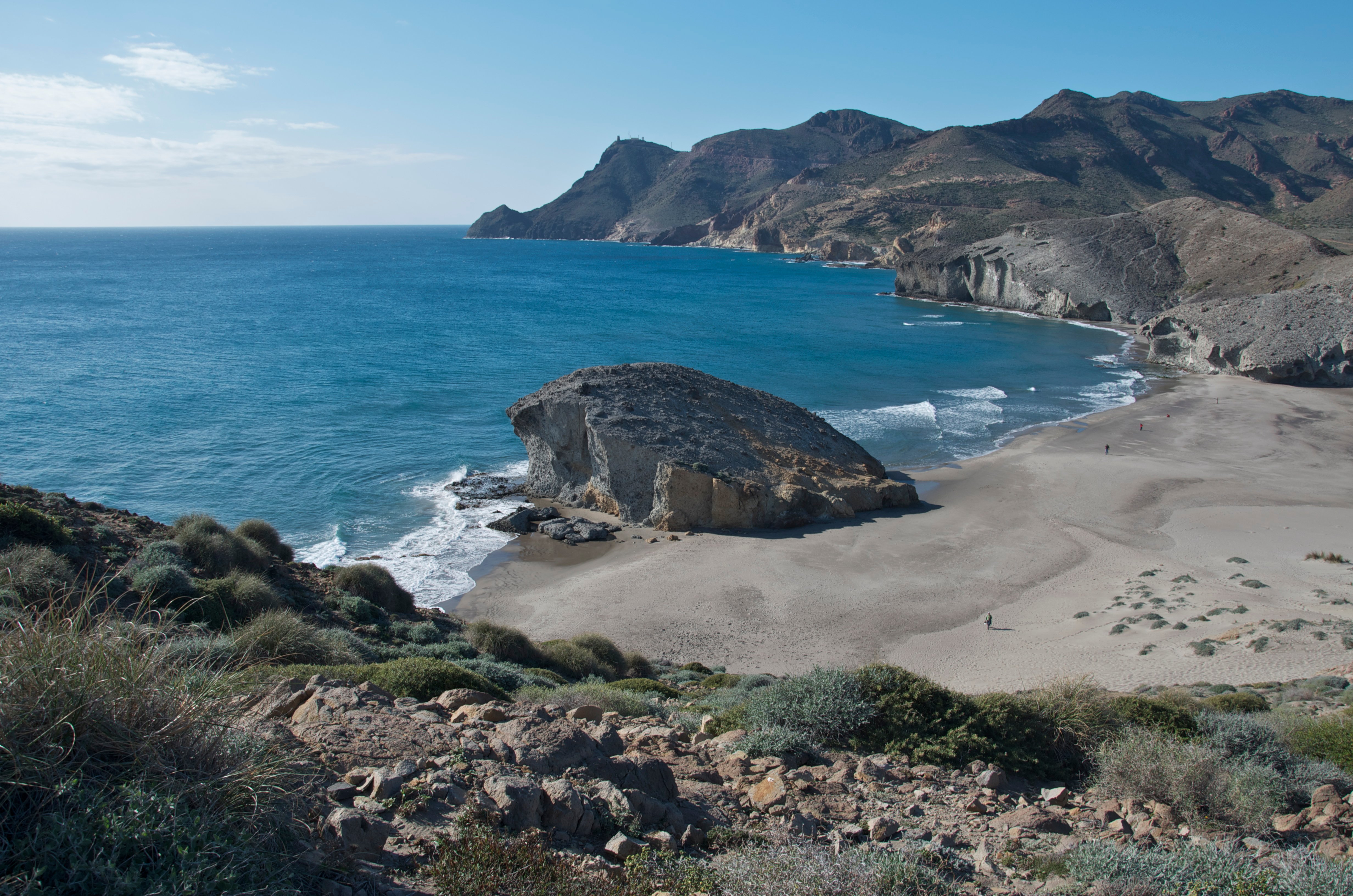 Vista panorámica de Playa de Mónsul